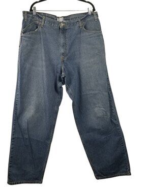 Vtg Levis Silver Tab Men's Baggy Y2K Streetwear Relaxed Fit Jeans Sz 40 X 32